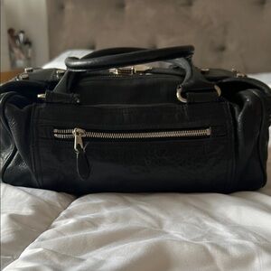 Balenciaga Black Leather Bag